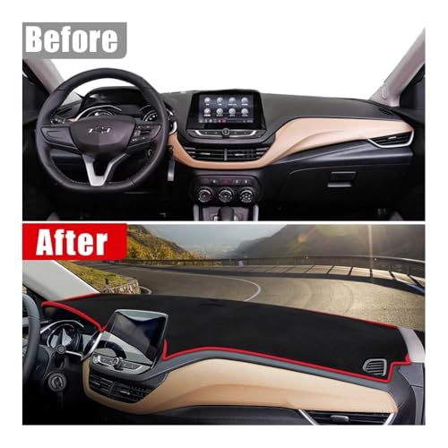 Tapis anti-dérapants de tableau de bord voiture pour bloquer les reflets et la chaleur