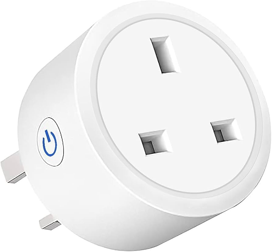 Zigbee Smart Plug UK Socket 20A with Energy Monitoring | Zigbee 3.0 | Works with Home Assistant, Zigbee2MQTT, Tuya, Alexa & Google Home | Signal Repeater Function | High Power 4400W