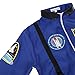 frawirshau Women Astronaut Costume Adult Hallloween Cosplay Costumes Flight Jumpsuit Space Suit for Women Blue M