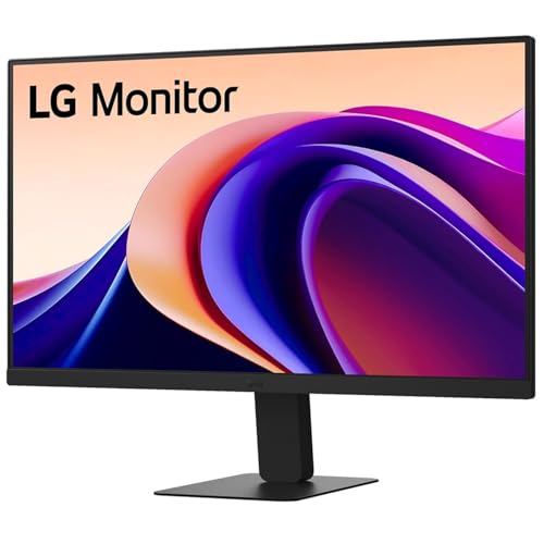 LG 24U631A 60.4 cm (23.8 Inch) QHD (2560x1440) IPS PC Monitor with 100Hz, 5ms (GtG) HDR10, Flicker Safe, Reader Mode, HDMI, USB-C, Anti-Glare, 3-Side Virtually Borderless Design, sRGB 99% (Black) view 2