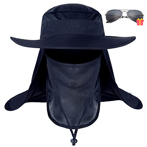 Reviews de Gorro de pescador para Hombre los 5 más buscados. 50 NEWYOUTH Sombrero de protección Solar Gorras de Pesca, Hombres Sombrero de Cubo de Abedul Ancho UV UPF50 + Sombreros de Sol Plegables para Pesca Senderismo Jardín Playa(Azul)