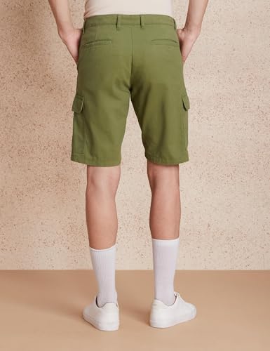 Image of Amazon Brand - Symbol Men's Cotton Cargo Regular Fit Shorts | Casual Chinos