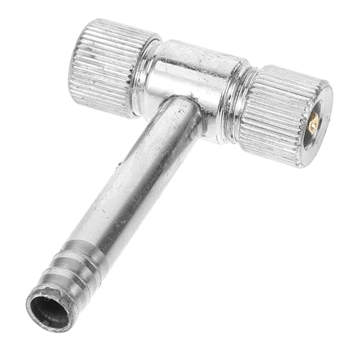 SOESFOUFU Motorcycle Bicycle Tire Inflator Chuck Quick Connect T-Shaped Air Compressor Attachment for Tire Repair