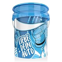 Waschhelden – Waschhelden Auto Wascheimer mit Deckel | 19l Autowascheimer 