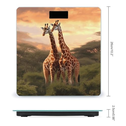 Báscula Digital Couple Giraffe para Peso Corporal miniatura 2