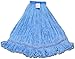 Mop Head, Blue Looped End, Cotton Rayon, 22-24-oz.