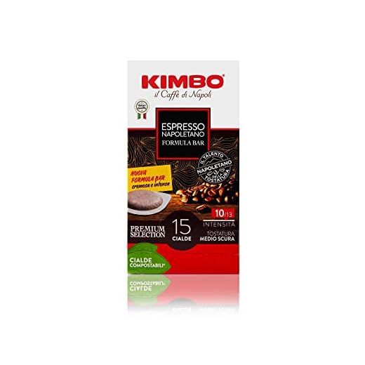 Kimbo Cialde Caffè Compostabili ESE - 120 Cialde - Espresso Napoletano - 8 Confezioni da 15 Cialde