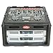 SKB Roto Rack/Mixer Console, 10U Slanted Rackmount on top, 4U Rackmount in Front with Steel Threaded Rails, Hard Lid and Doors and Side Access Ports