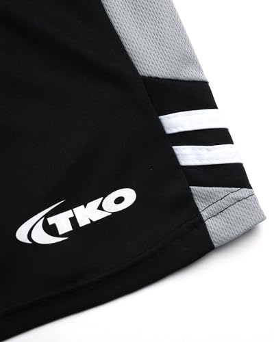 tko boys39 6-pack active performance mesh basketball shorts - quick dry boys athletic shorts 8-16