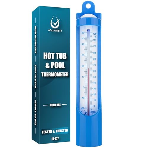 Termometro per piscina per misurare la temperatura dell'acqua in piscina, bagno di ghiaccio, spa, cinghiale, termometro universale facile da usare