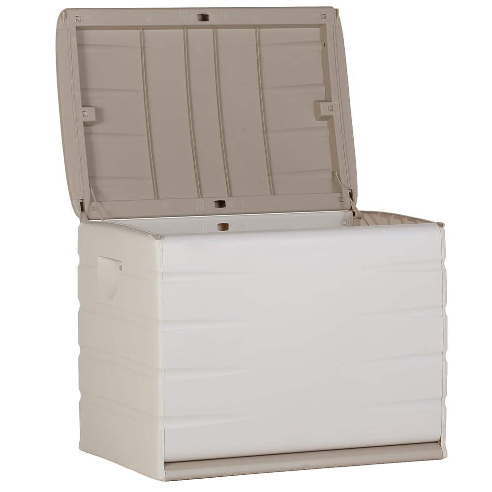 Plastiken Space Save Baúles, Plástico, Beige, 80x61x53 cm