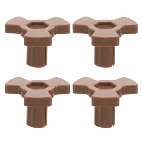 Unomor Microwave Oven Turntable Coupler Replacement Part 4Pcs Plastic Roller Guide Support Shaft for Microwave Accessories Repair
