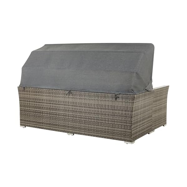 Patioco Loungeset Corte 5-teilig Braun Grau