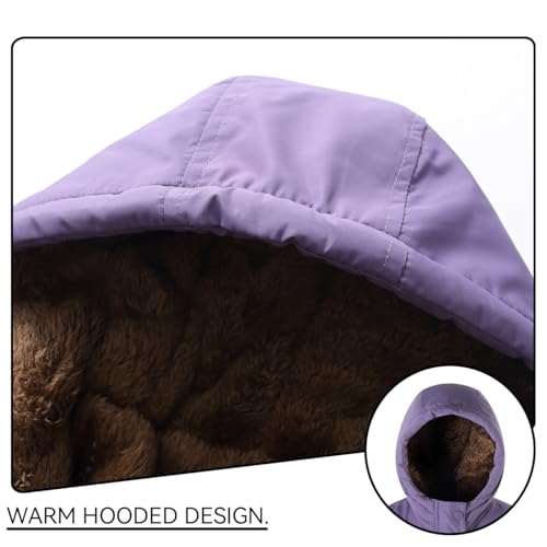 Unisex Boy Puffer Jacket Kids Waterproof Outwear Girl Fleece Coat Winter Clothes3