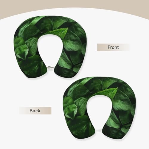 Almohada de espuma viscoelástica ergonómica verde miniatura 3