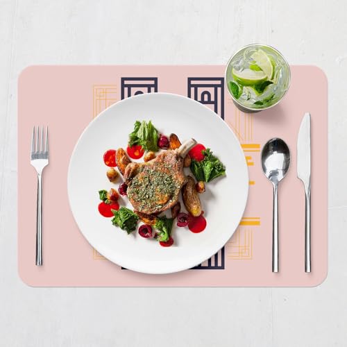Sets de table souples en liège rose : protégez vos meubles des taches et rayures - 7