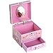 SONGMICS Kid’s Musical Jewelry Box with Ballerina, Elegant Princess and Butterfly Design, 4.7