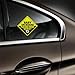 2Pack Baby On Board Sticker for Cars- Please Drive Safely High Intensity Reflective Waterproof Vinyl Baby Safety Car Signs for Rear, Side Windows, Bumpers