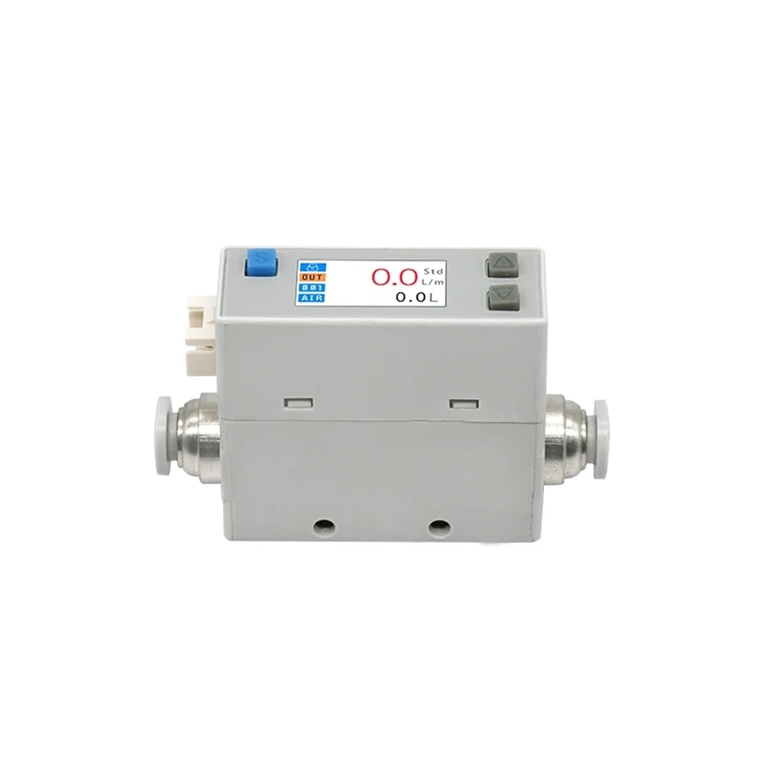 AFM07 Integrated Mass Flow and Temperature Measurement CO2 Ar Aerothermal Mass Compressed Air flowmeter Flow Meter(CO2 Ar 0-10L)
