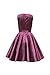 BlackButterfly Niñas Satén 'Audrey' Vestido Vintage Años 50 Clarity (Malva Oscuro, 13-14...