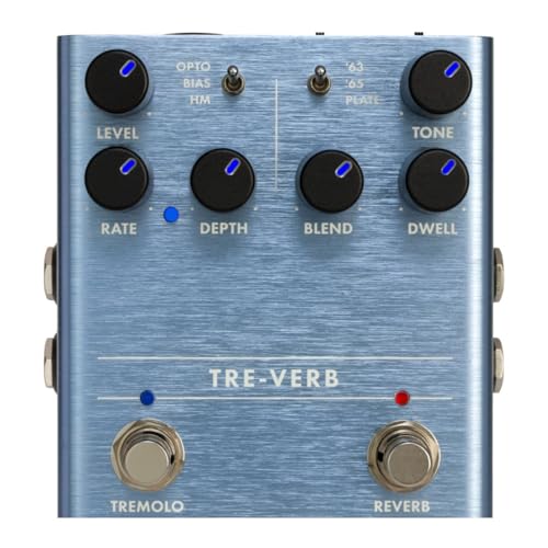 Fender Tre-Verb Digital Reverb/Tremolo Pedal, Stocking Stuffers, Guitar Accessories - image 7