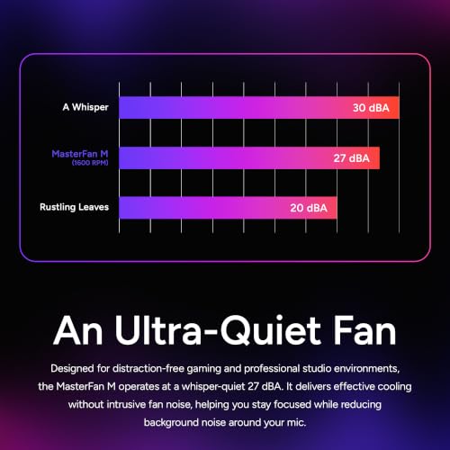 Image of Cooler Master MasterFan M120 Case Fan, High Static Pressure, LCP Blades