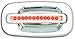 IPCW CLR99C18R Chrome with Red LED and Clear Lens Rear Door Handle - Pair