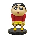 FUNFOB Shinchan Moving Toy | Shinchan Action Figure Toys for Boys & Girls PVC Multicolour | Shin-chan Clock Red Moving gallery image