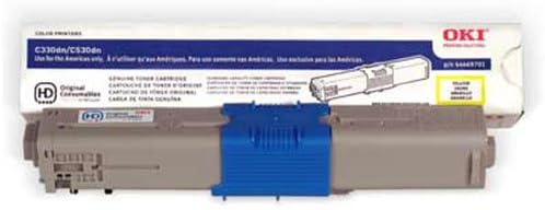 44469701 (004) - OKI 44469701 (004) OKIDATA Toner Amarillo Para C330 MC361 MC561 3000 Paginas 44469701