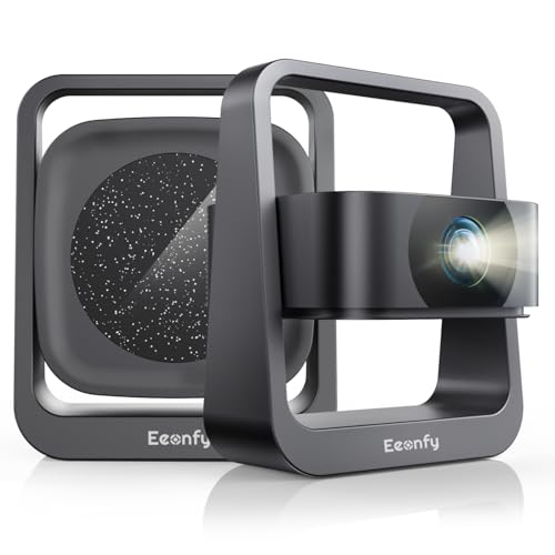 Proiettore Eeenfy 4K Supportato – 1080P Nativo Con Netflix Ufficiale, WiFi 6, Bluetooth 5.2, 600 ANSI E Altavoz 5W