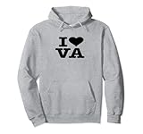 Photo Gallery i love virginia va gift for virginia natives testo nero felpa con cappuccio Photo Gallery i love virginia va gift for virginia natives testo nero felpa con cappuccio