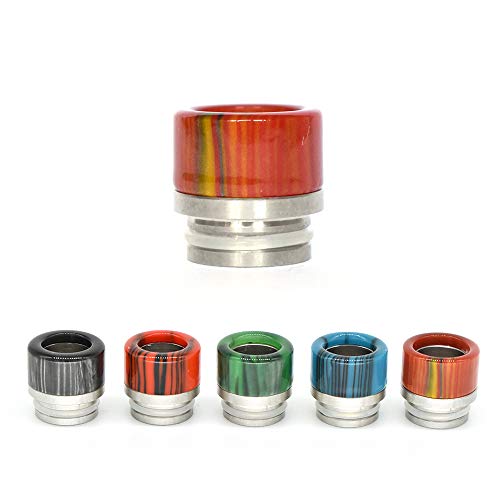 Punta de goteo de resina de bajo perfil Vaportown para SMOK TFV8, TFV12 Cloud Beast King, TFV8 Big Baby, Goon RDA, Ammit RTA, Comp Lyfe Rda, Apocalypse Rda, naranja