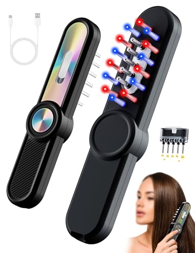 Elettrico Massaggiatore Testa per cuoio capelluto,Massaggiatore Cuoio Capelluto Impermeabile IPX7 Ricaricabile con 14 Teste di Massaggio in Silicone e 3 Modalità per la crescita dei capelli per Relax