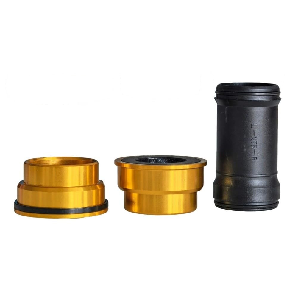 Press-Fit - Movimento centrale cavo per telai BB92 (larghezza 86-92 mm, diametro interno 41 mm), compatibile con assi a manovella da 24 mm, cuscinetti sigillati in lega di alluminio e