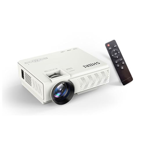 Image of E1 120±%10ansi lumen 1080P Native Mini Projector, ,4.1inch LCD, Multimedia Home Theater Video Projector, Compatible with Full HD 1080P HDMI, USB, VGABuilt-in Speaker (E1)