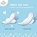 Lil-Lets Teens Day Pads with Wings - 70 Count Period Pads - Thin, Super Absorbent Sanitary Napkins, Soft & Breathable, Fragrance-Free - First Periods, Light to Medium Days *Packaging May Vary*