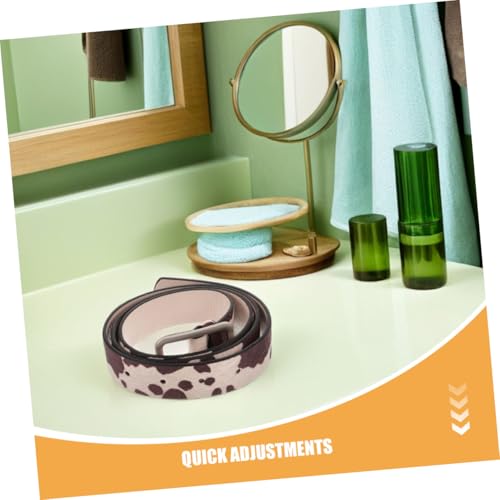 3pcs Women’s Animal Print Pu Waist Belts Animal Print Waist Band Cowgirl Accessories for Jeans Dresses and Versatile Fashion Pairings3