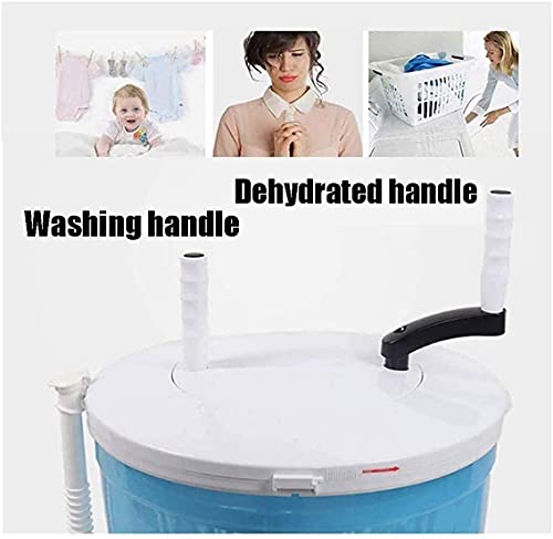 Machine à laver portable non électrique avec essoreuse pour linge délicat - 6