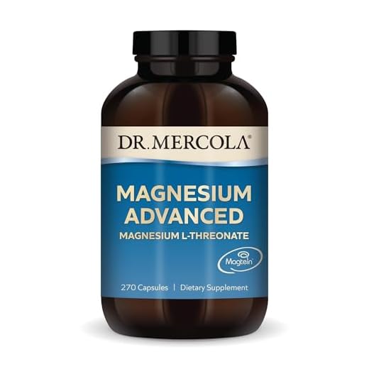 Dr. Mercola Magnesium L-Threonate Dietary Supplement, 2,000mg per Serving, 90 Servings (270 Capsules), Supports Bone Health, Non GMO, Soy Free, Gluten Free