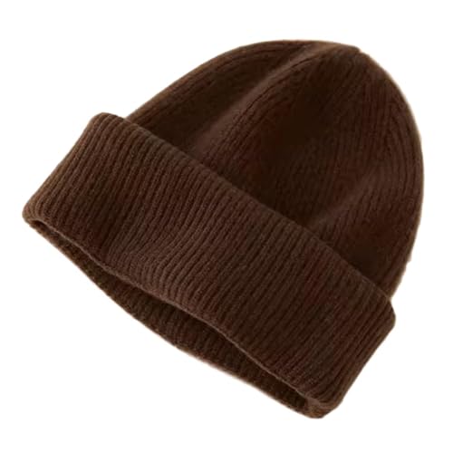 Bonnet tricoté 100% cachemire pour homme et femme, douceur hivernale luxe