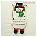Fgolphd Navidad Calendario de Adviento Colgantes Fieltro de Navidad Cuenta atrás Calendario de Navidad Decoración for el hogar Feliz Año Nuevo 2021 decoración (Color : Snowman 1pcs)