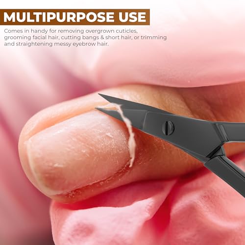 Utopia Care Tesoura de sobrancelha, tesoura pequena para homens e mulheres - Tesoura de cabelo de na