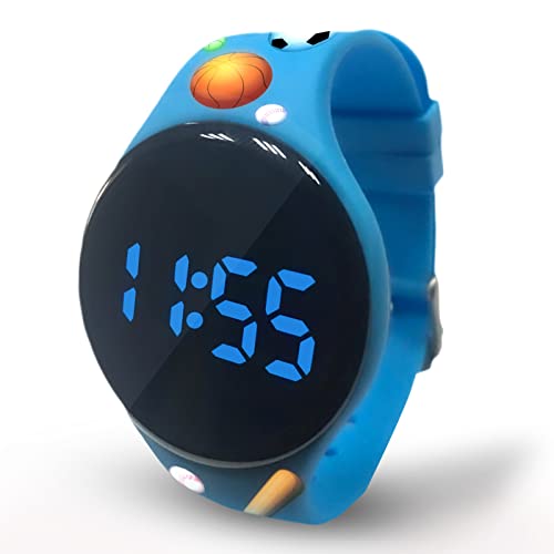 Kidnovations Premium Sports Potty Training Watch - Toilet Training Timer - Rechargeable Water Resistant Watch Reminder to Go Potty Vibrates and Plays Music Keeps Your Child Entertained at Potty Time