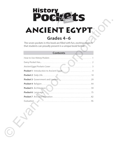 History Pockets: Ancient Egypt - Grades 4-6+ - Image 2