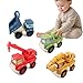 Construction Toys for Boys Girls Age 3 4 5 – Excavator, Dump Truck, Crane, Cement Mixer – Construction Vehicle Toy Set for Toddlers Kids – Sandbox Toys, Birthday