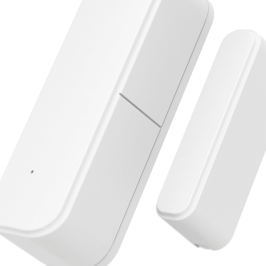 Hama Contatto Porta/finestra WiFi connesso (per porte/finestre/garage, Zigbee, Compatibile con Controllo vocale tramite Amazon Alexa/Google Assistant o Apple Siri), Bianco
