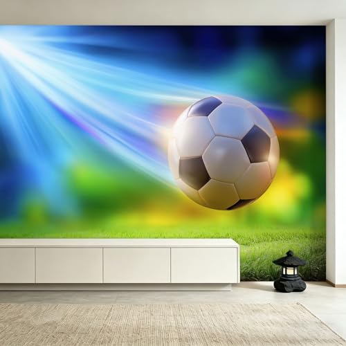 Papier peint photo intissé 150x105cm moderne sportif football pour mur - 3