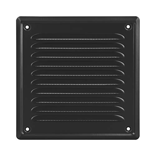 Preisvergleich Produktbild ADGO® Qualitativ hochwertiges Lüftungsgitter 165 x 165 mm Abluftgitter Einschraubbar Lackiert Kamingitter Insektenschutz Korrosionsbeständig