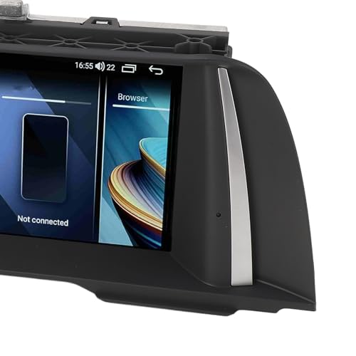 Tela sensível ao toque estéreo para carro de 10,2 polegadas, navegação GPS, carplay sem fio para And