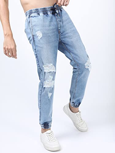 Image of Ketch Men's Stretch Fit Mid Rise Jogger Mid-Rise Jeans (Stretchable)